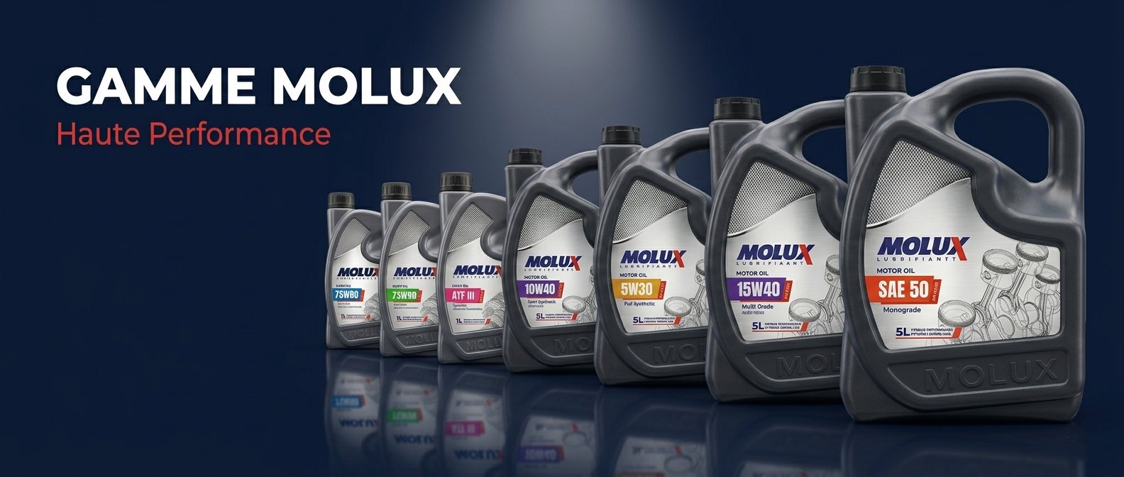 Gamme complète des lubrifiants MOLUX
